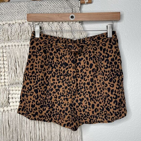 Sienna Sky Leopard Shorts - Picture 1 of 7